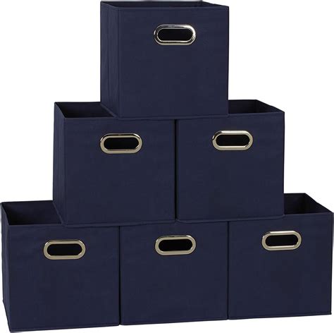 Amazon.com: Foldable Fabric Storage Bins，Cloth Storage Bins Cubes ...