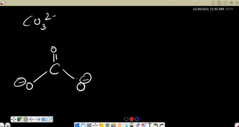 SOLVED:Draw the resonance structures for CO3^2-.