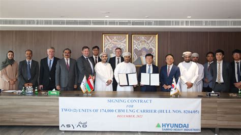 Riviera - News Content Hub - Oman's Asyad signs deal for two newbuild LNG carriers