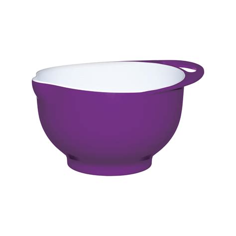 Colourworks Purple Melamine Mixing Bowl 22 cm