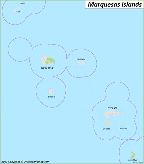 Marquesas Islands Map | French Polynesia | Detailed Maps of Marquesas Islands