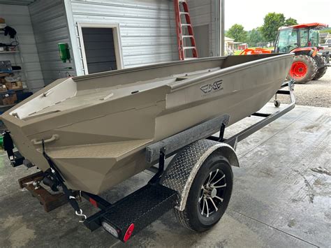 2024 Edge 553 DB Sportsman 15 foot duck boat with trailer