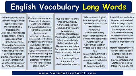 Longest words in english vocabulary Archives - Vocabulary Point