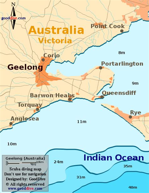 Geelong Map - Goodive.com