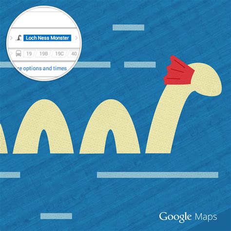 A New Easter Egg In Google Maps: Travel By Loch Ness Monster - Search Engine Land