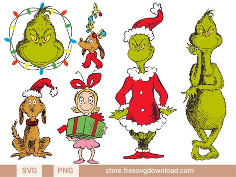 Grinch SVG Bundle 2 (FSD-M17) - Store Free SVG Download