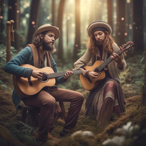 Whimsical hipster musicians - AI Generated Artwork - NightCafe Creator