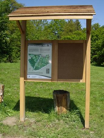 External wooden noticeboards | Fitzpatrick Woolmer Design & Publishing | ESI External Works