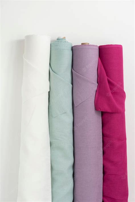 Premium Photo | Different colors linen fabric