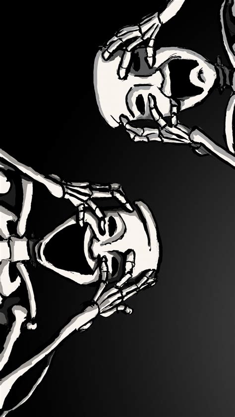 40 Skeleton iPhone Wallpapers - Wallpaperboat