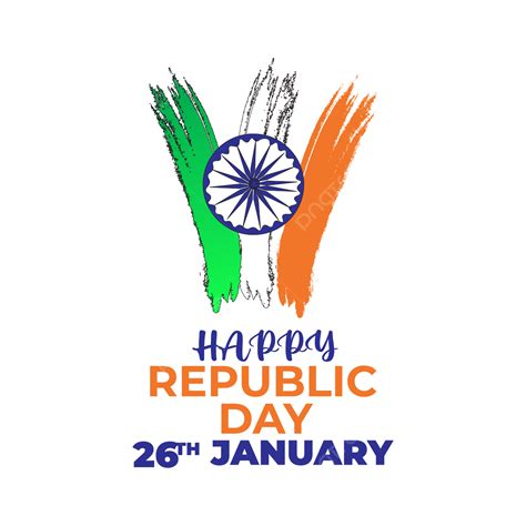 Happy Republic Day Vector PNG Images, Happy Republic Day Png File ...