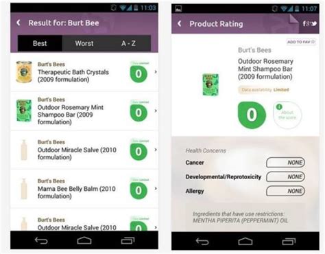 EWG Launches a Mobile App for Their Skin Deep Cosmetics Database ...