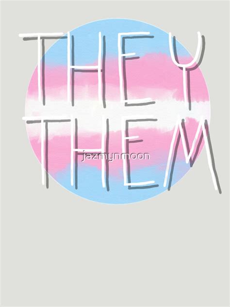 "They/Them Trans Flag" T-shirt by jazmynmoon | Redbubble