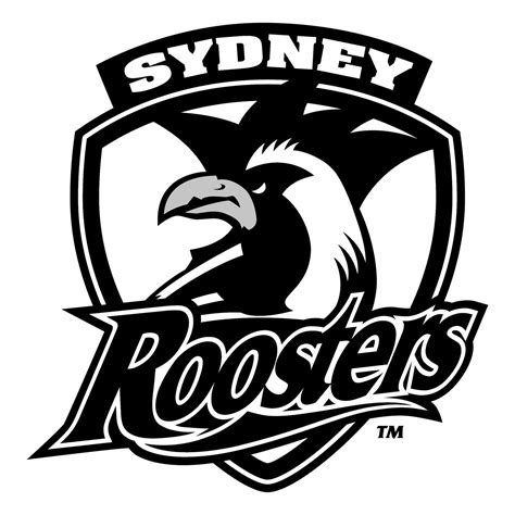 Sydney Roosters Logo Black and White – Brands Logos