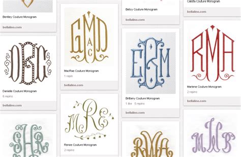 Monograms are Posh! Are You Cool Enough for a Monogram? Know The Rules, Then Break Them ...