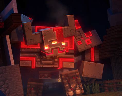 Is the Golem in the Minecraft Dungeons Trailer made of Netherite? : r/Minecraft