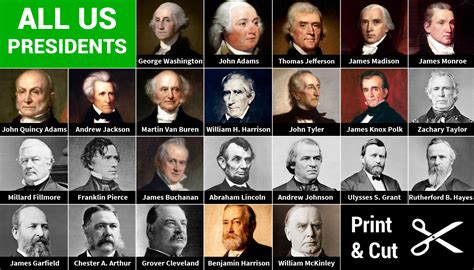 All US Presidents in Order - Pictures and Names | Memozor