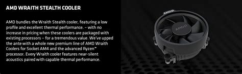 AMD YD2600BBAFBOX Ryzen 5 2600 Processor with Wraith Stealth Cooler ...