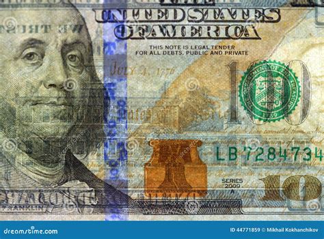 Watermark On New Hundred Dollar Bill Royalty-Free Stock Image ...