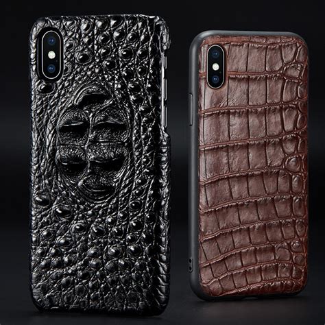 Crocodile Skin iPhone Xs Max Case, Alligator Skin iPhone Xs Max Case