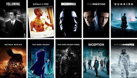 Coffret intégrale 11 films Christopher Nolan Blu-ray 4K UHD