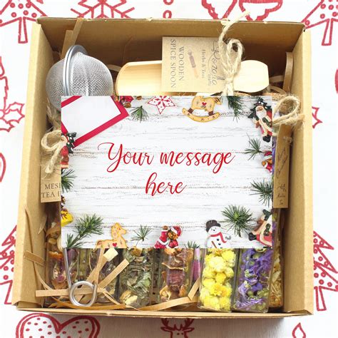 12 Pcs Christmas Tea Sampler Set Xmas Herbal Tea Gift Set | Etsy