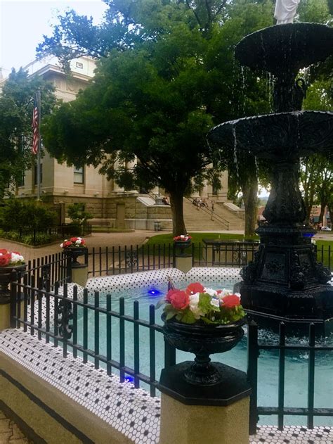 The fountain at the Courthouse Square, Prescott AZ