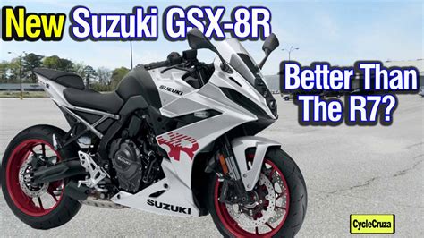 NEW 2024 Suzuki GSX-8R Review – Better Than the R7? | CycleCruza's World