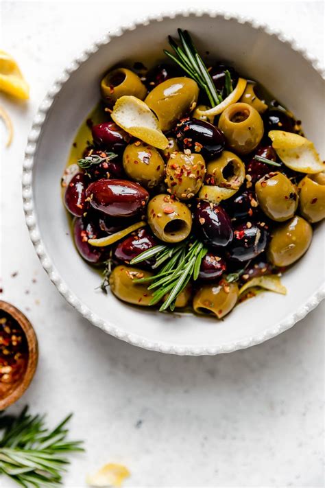 Easy Marinated Olives {7 Simple Ingredients!} - Plays Well With Butter ...