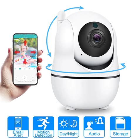 Auto Tracking IP Wifi Camera Mini Cloud Storage IP Camera Wireless Motion Detection Two Way ...