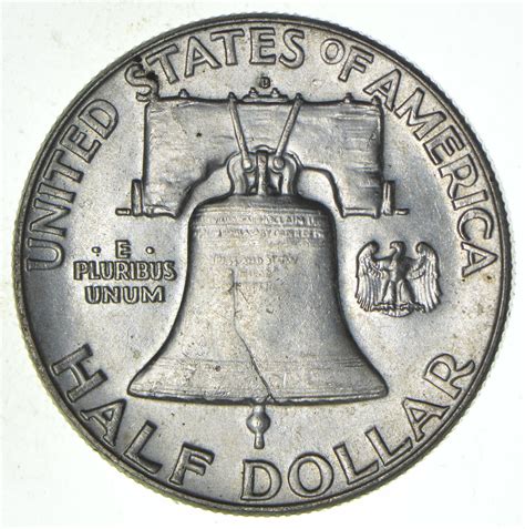 Choice AU/Uncirculated 1963-D Franklin Half Dollar - 90% Silver ...