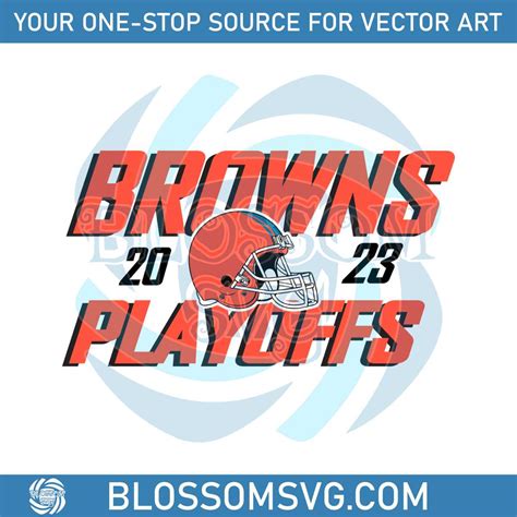 Cleveland Browns Playoffs 2023 NFL SVG