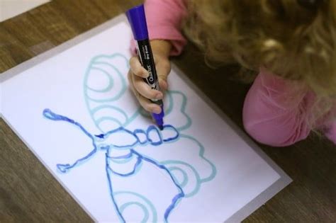 Tracing Paper Drawing Activity for Toddlers and Preschoolers | Drawing activities, Toddler ...