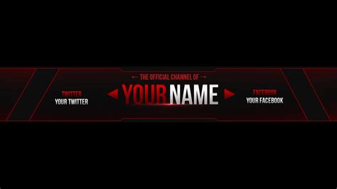 Black Yt Banner Template – The Power of Advertisement