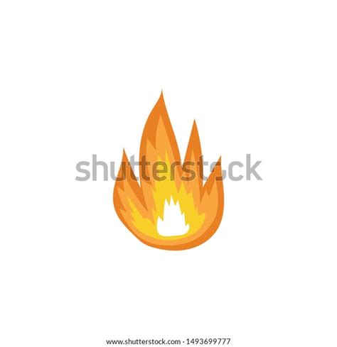 Forest Fire Flames Sign Burning Blazes Stock Vector (Royalty Free) 1493699777 | Shutterstock