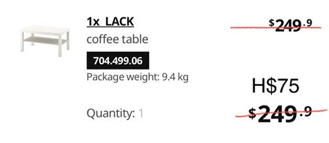 IKEA Lack Coffee Table - White, 傢俬＆家居, 傢俬, 桌子 - Carousell