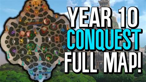 Everything You Need To Know About The YEAR 10 CONQUEST MAP! | SMITE - YouTube