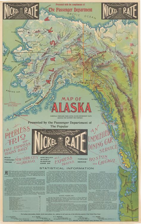 Klondike Gold Rush Map