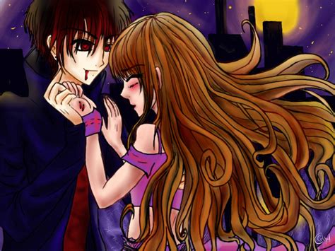 Vampire couple Coloured by gal91 on DeviantArt