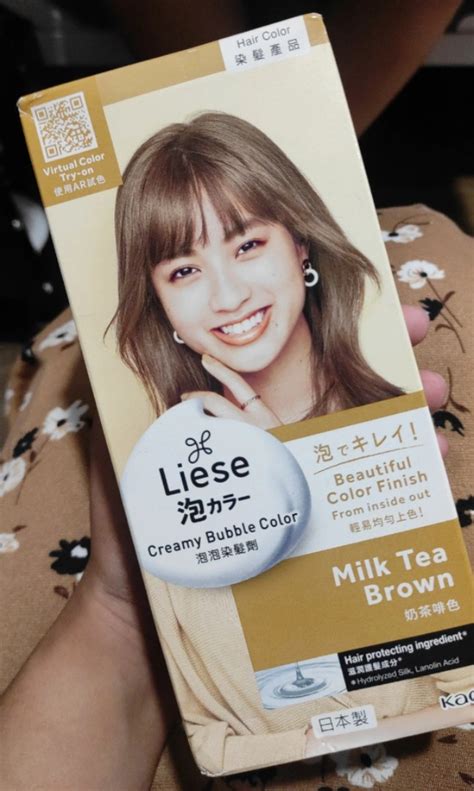 Liese Hair Color Shampoo in Milk Tea Brown on Carousell