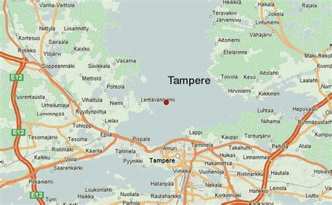 Map of Tampere - TravelsFinders.Com