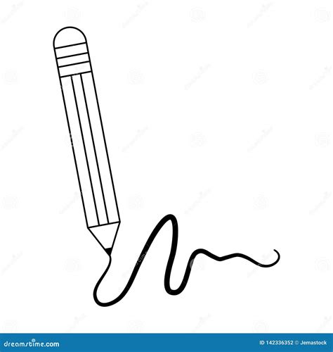 Pencil Writing Clipart Black And White