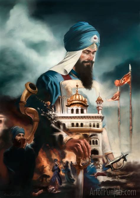 akal takhat | Sikhpoint.com | Guru hargobind, Warriors illustration ...