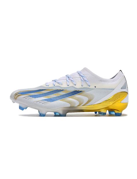 Buy 2023 adidas X Crazyfast Messi .1 FG White Blue Gold