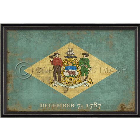 Delaware State Flag Wall Art – Domaci