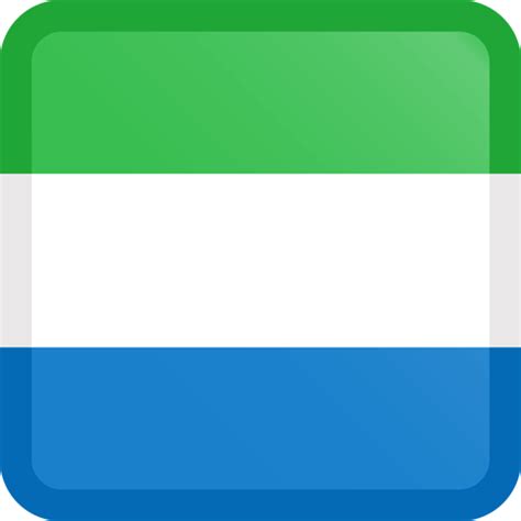 Sierra Leone flag emoji - Country flags