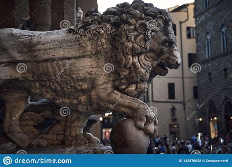 Lion sculpture stock photo. Image of predator, danger - 142570058