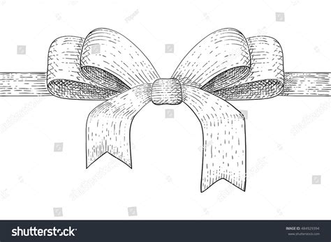 Ribbon Bow Hand Drawn Sketch Vector: เวกเตอร์สต็อก (ปลอดค่าลิขสิทธิ์) 484929394 | Shutterstock