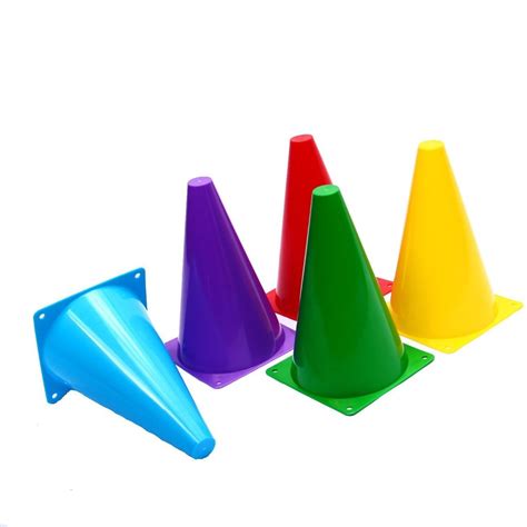 Dazzling Toys Assorted Colors Plastic Indoor/outdoor Flexible Cone ...