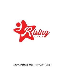 Rising Star Logo Design Vector Stock Vector (Royalty Free) 2199244093 ...